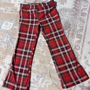 H&M Kids Red Plaid Casual Bottoms